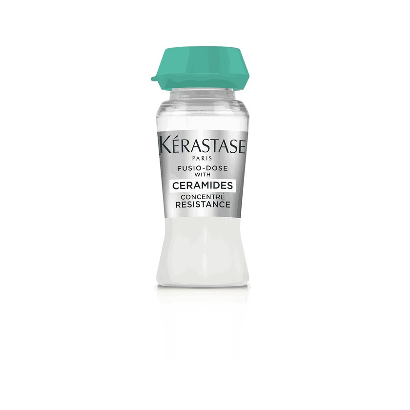 Kérastase Fusio-Dose Concentré Résistance ampoule, blended with a Booster at the backwash