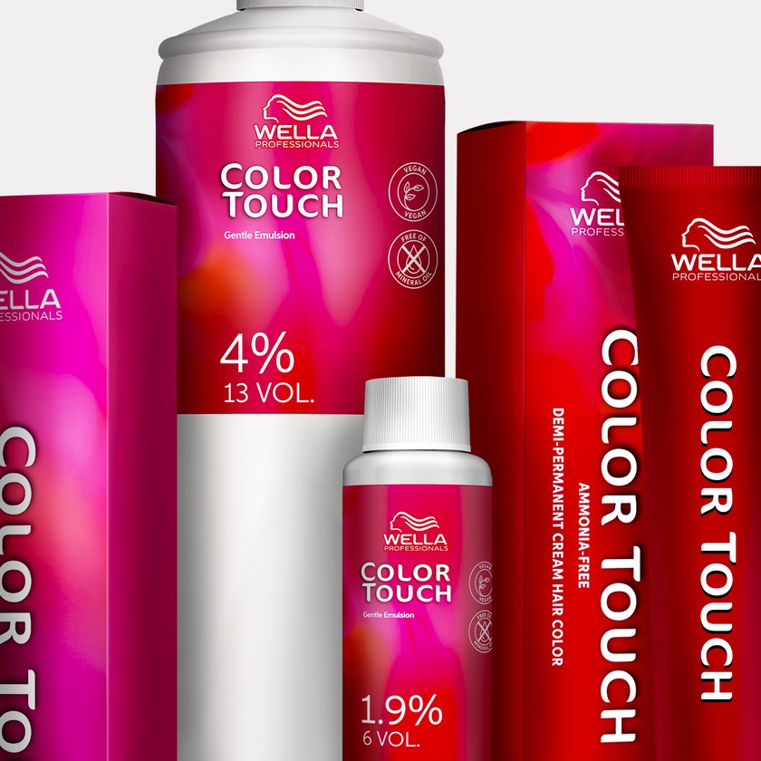 Wella Professionals Color Touch demi-permanent color and developer